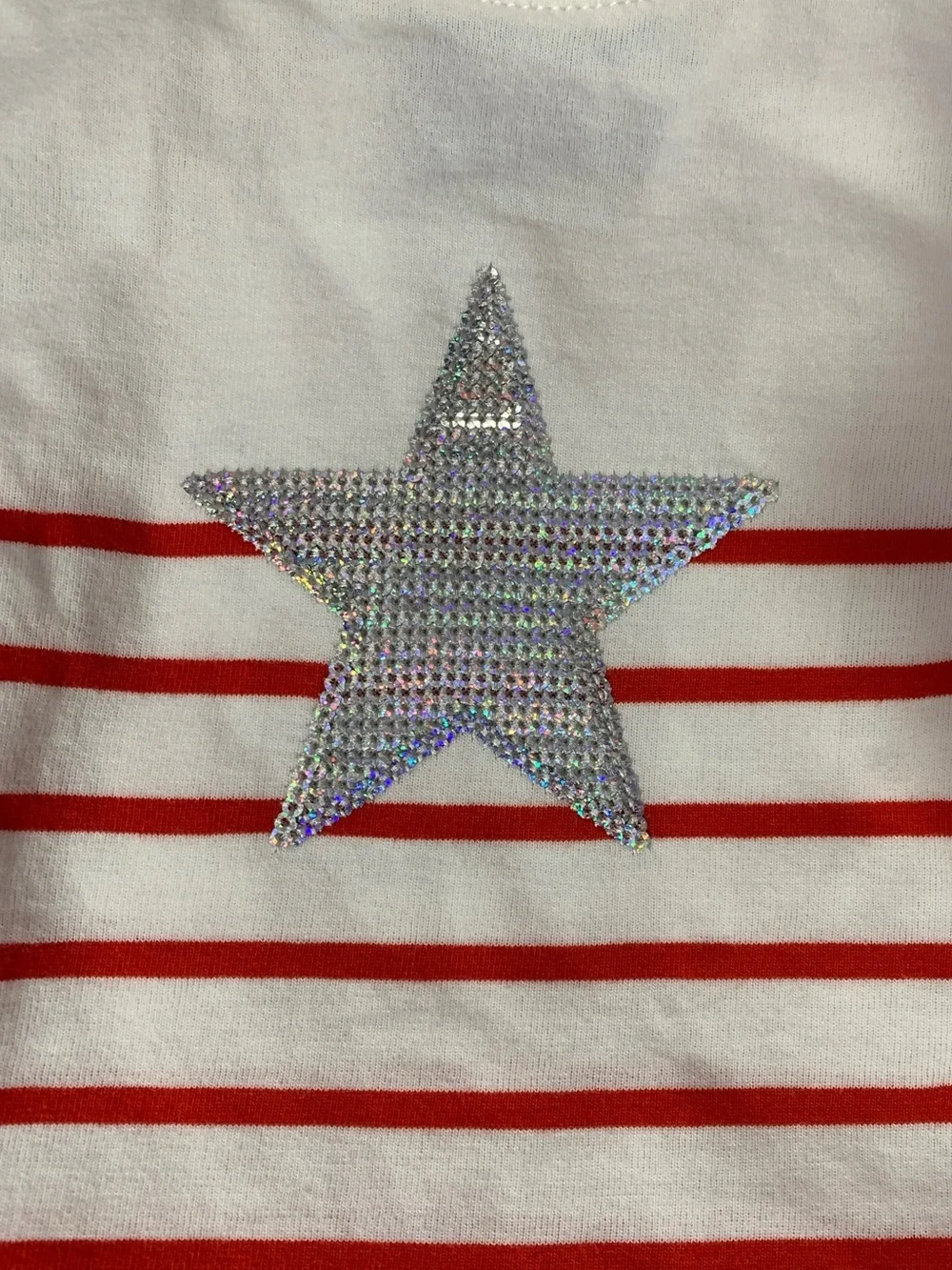 Red, White and Blue with Sequin Star Outfit 18 months